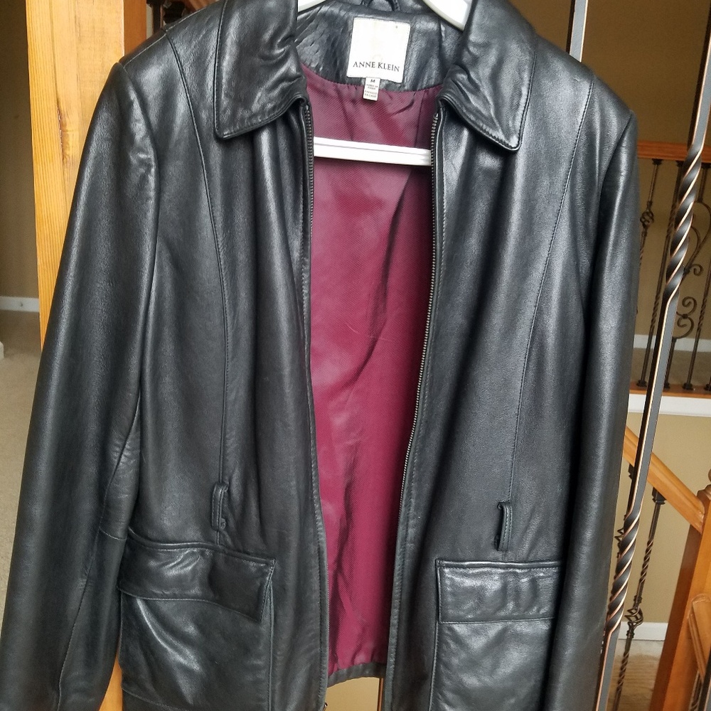 Anne Klein Leather Jacket